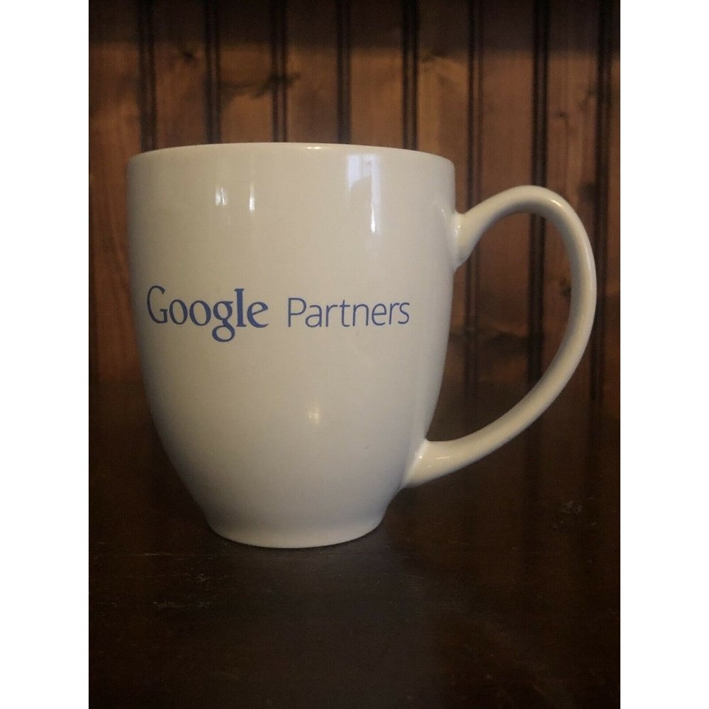 RARE Collectable Google Partners 12 oz Mug Ceramic